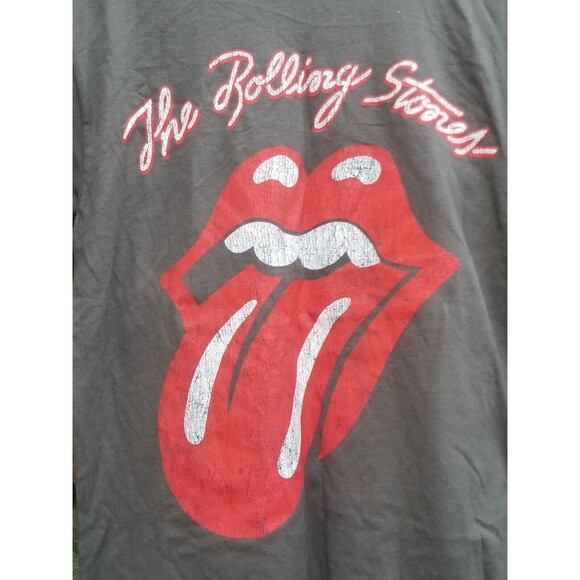 Rolling Stones Lips Grey T-Shirt Size M - Picture 2 of 3